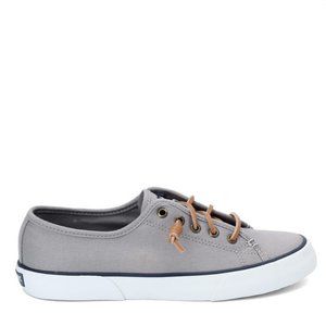 SPERRY Top Sider Grey Canvas Lace Up Sneakers